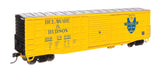 50' Waffle Side Boxcar - Ready To Run -- Delaware & Hudson #24041 (Pullman-Standard Door)-1