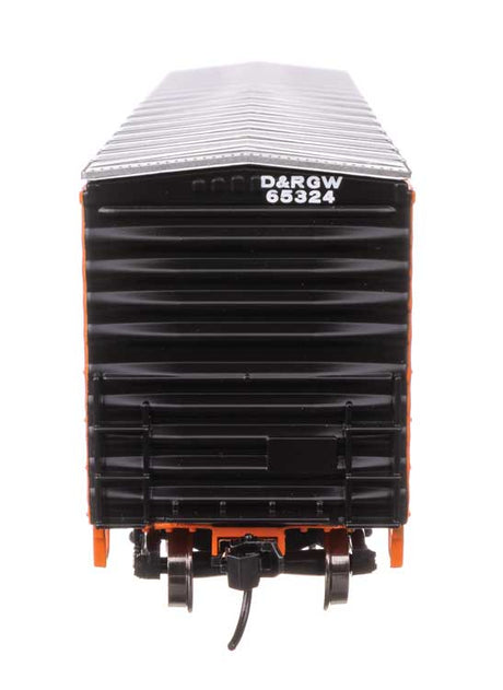 50' Waffle Side Boxcar - Ready To Run -- Denver & Rio Grande Western (TM) #65324 (Youngstown Door)-4