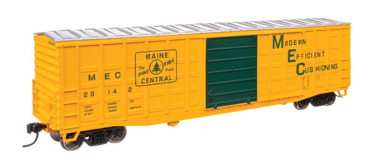 50' Waffle Side Boxcar - Ready To Run -- Maine Central #29142 (Superior Door)-2