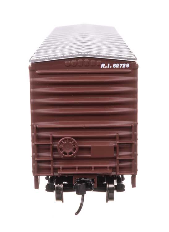 50' Waffle Side Boxcar - Ready To Run -- Rock Island #62729 (Pullman-Standard Door)-3