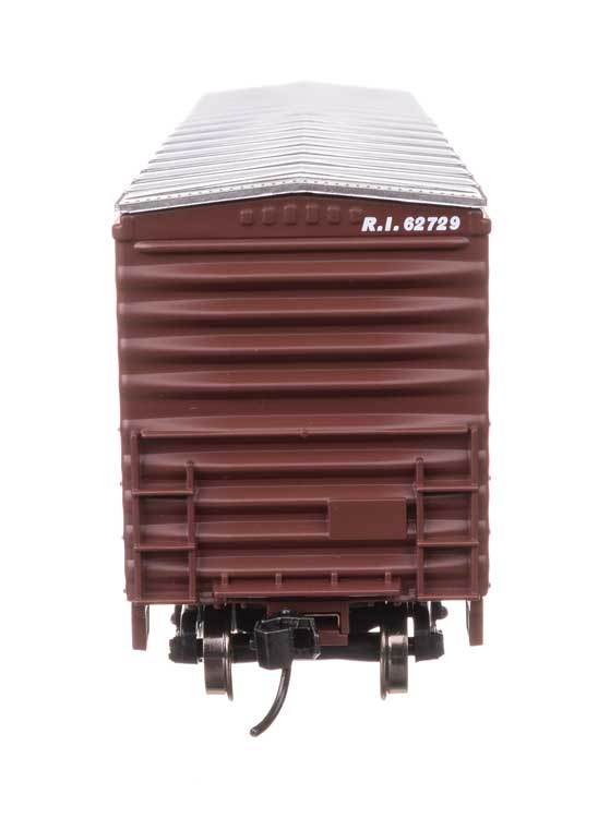 50' Waffle Side Boxcar - Ready To Run -- Rock Island #62729 (Pullman-Standard Door)-4