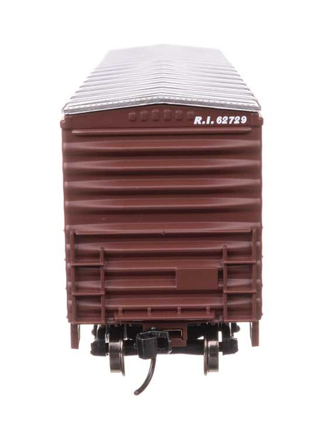 50' Waffle Side Boxcar - Ready To Run -- Rock Island #62729 (Pullman-Standard Door)-4