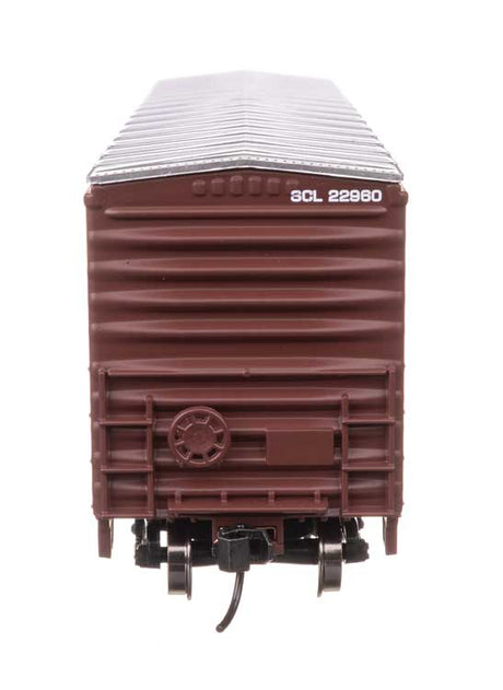 50' Waffle Side Boxcar - Ready To Run -- Seaboard Coast Line #22960 (Youngstown Door)-3