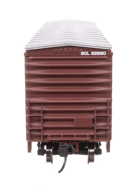 50' Waffle Side Boxcar - Ready To Run -- Seaboard Coast Line #22960 (Youngstown Door)-4