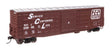 50' Waffle Side Boxcar - Ready To Run -- Seaboard Coast Line #23246 (Youngstown Door)-1