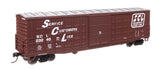50' Waffle Side Boxcar - Ready To Run -- Seaboard Coast Line #23246 (Youngstown Door)-2