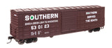 50' Waffle Side Boxcar - Ready To Run -- Southern Railway #530123 (Youngstown Door)-2
