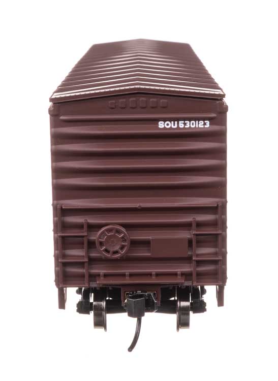 50' Waffle Side Boxcar - Ready To Run -- Southern Railway #530123 (Youngstown Door)-3