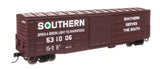 50' Waffle Side Boxcar - Ready To Run -- Southern Railway #531006 (Youngstown Door)-1