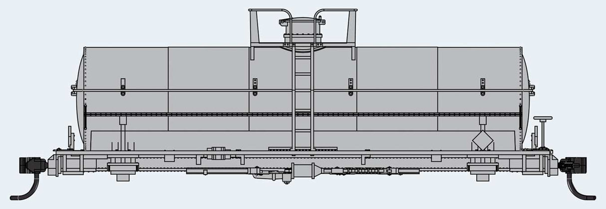 36' Chemical Tank Car - Ready to Run -- Undecorated