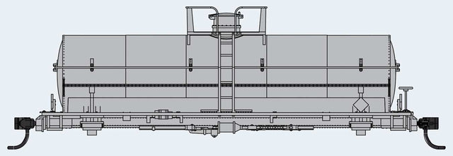 36' Chemical Tank Car - Ready to Run -- Undecorated