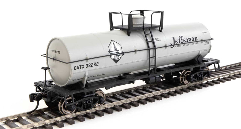 36' Chemical Tank Car - Ready to Run -- Jefferson Chemical GATX #32222-1