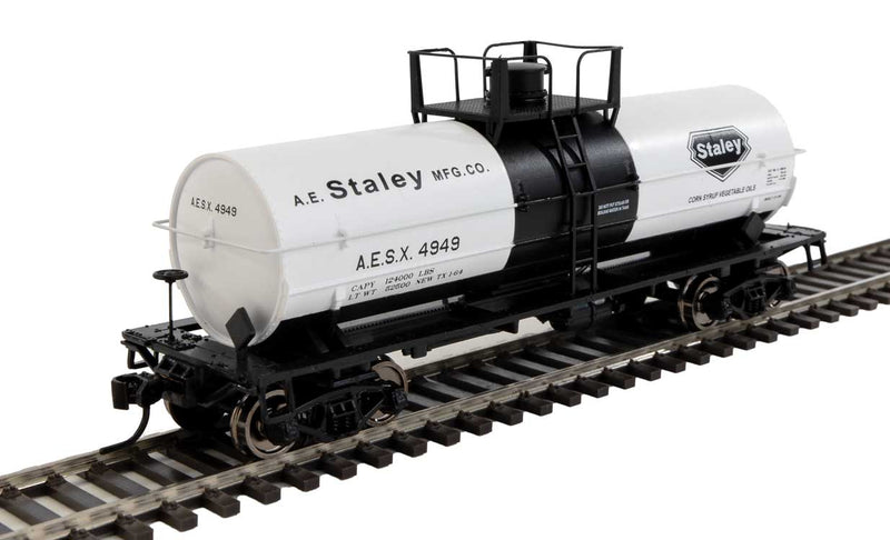 36' Chemical Tank Car - Ready to Run -- A.E. Staley AESX #4949-1