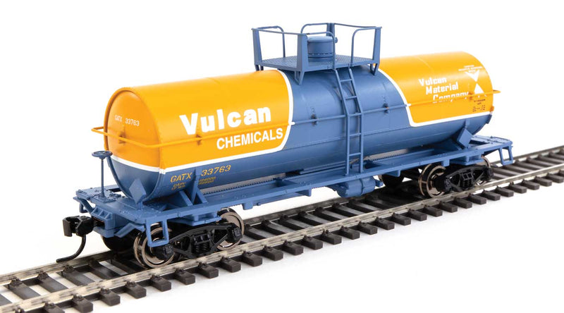 36' Chemical Tank Car - Ready to Run -- Vulcan Chemical GATX #33763-1
