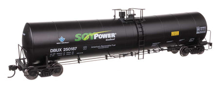 Trinity 25,000-Gallon Tank Car - Ready to Run -- Soy Power DBUX #250187-2