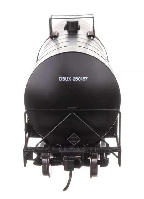 Trinity 25,000-Gallon Tank Car - Ready to Run -- Soy Power DBUX #250187-4