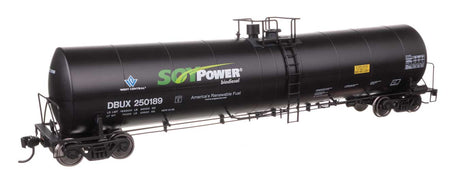 Trinity 25,000-Gallon Tank Car - Ready to Run -- Soy Power DBUX #250189-2