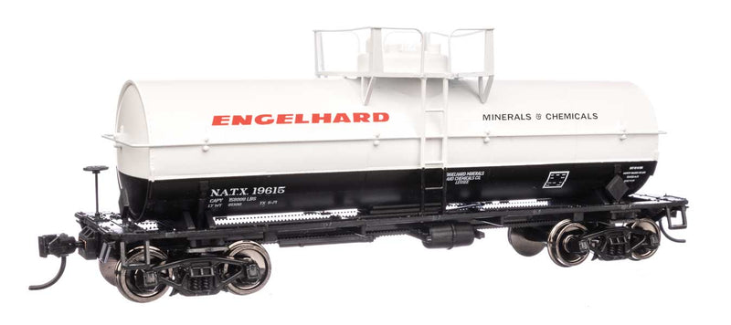 36' 10,000-Gallon Insulated Tank Car w/Large Dome, Bolted Jacket - Ready to -- Engelhard Minerals & Chemicals NATX #19615-1