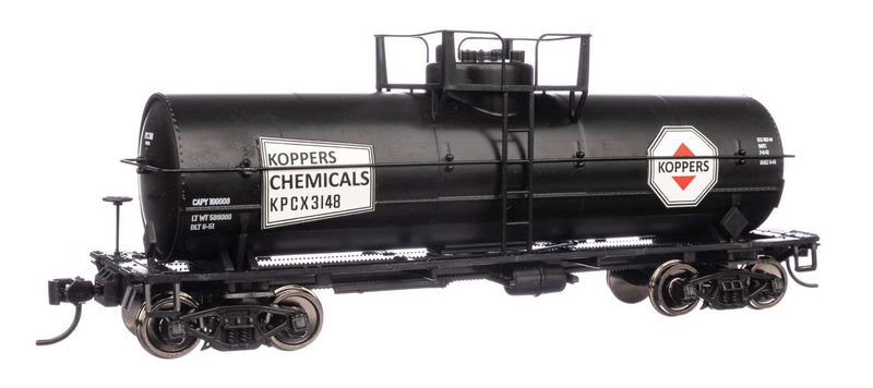 36' 10,000-Gallon Insulated Tank Car w/Large Dome, Bolted Jacket - Ready to -- Koppers Chemicals KPCX #3148-1