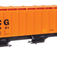 57' Trinity 4750 3-Bay Covered Hopper - Ready to Run -- Illinois Central Gulf #766941