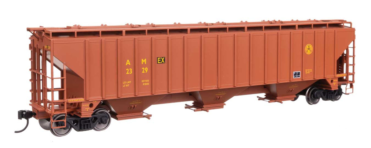 57' Trinity 4750 3-Bay Covered Hopper - Ready to Run -- Allied Enterprises #2329-2