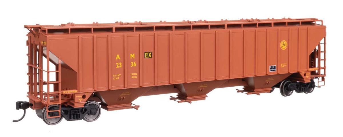 57' Trinity 4750 3-Bay Covered Hopper - Ready to Run -- Allied Enterprises #2336-2