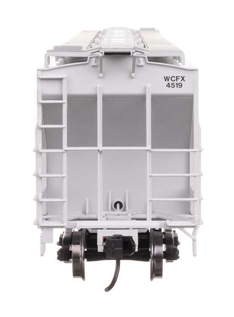 57' Trinity 4750 3-Bay Covered Hopper - Ready to Run -- General Electric Rail Service WCFX #4519-4