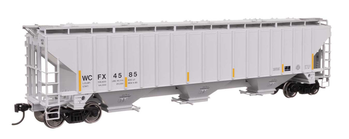 57' Trinity 4750 3-Bay Covered Hopper - Ready to Run -- General Electric Rail Service WCFX #4521-2