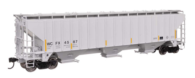 57' Trinity 4750 3-Bay Covered Hopper - Ready to Run -- General Electric Rail Service WCFX #4522-1