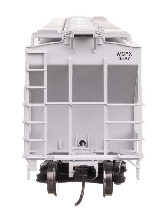 57' Trinity 4750 3-Bay Covered Hopper - Ready to Run -- General Electric Rail Service WCFX #4522-4