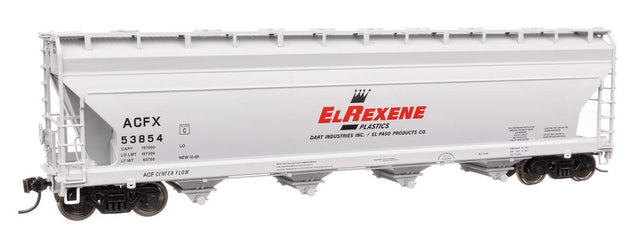 ACF 5250 4-Bay Centerflow Covered Hopper - Ready to Run -- El Rexene ACFX #53854-1