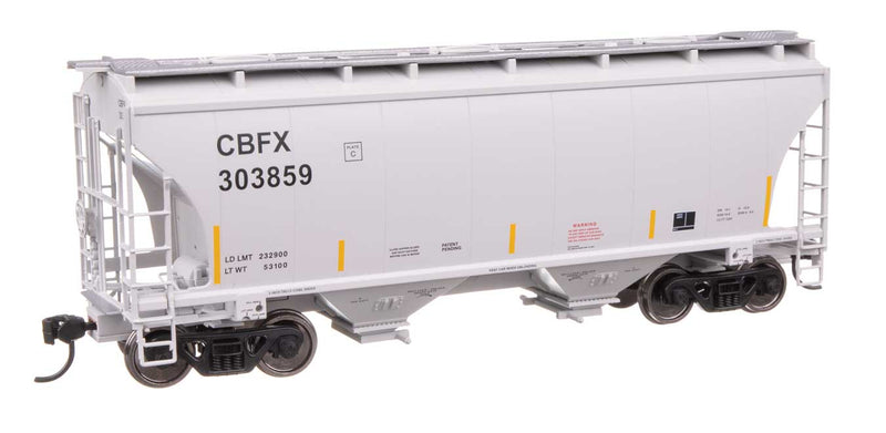 39' Trinity 3281 2-Bay Covered Hopper - Ready-to-Run -- CBFX #303859-1