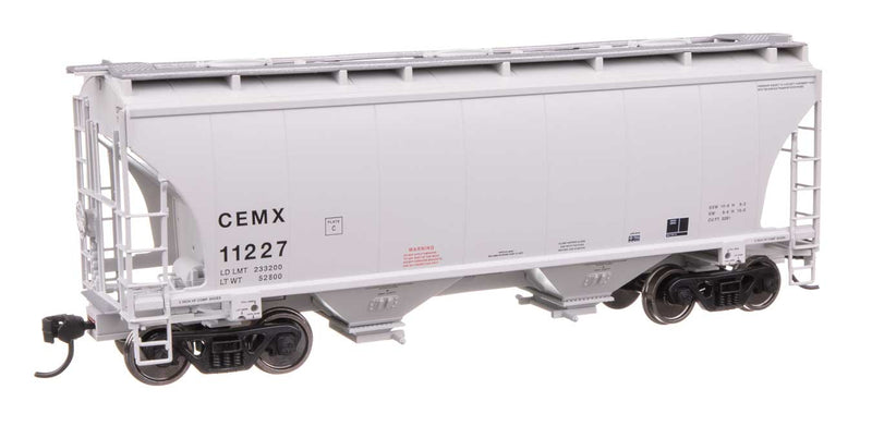 39' Trinity 3281 2-Bay Covered Hopper - Ready-to-Run -- CEMX #11227-1