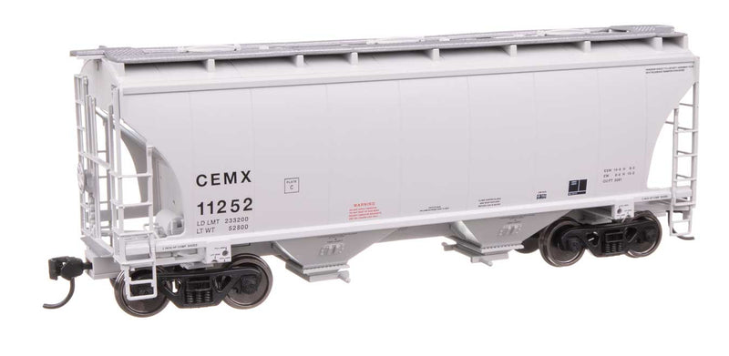 39' Trinity 3281 2-Bay Covered Hopper - Ready-to-Run -- CEMX #11252-1