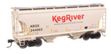 39' Trinity 3281 2-Bay Covered Hopper - Ready-to-Run -- Keg River #244063-1