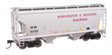 39' Trinity 3281 2-Bay Covered Hopper - Ready-to-Run -- Winchester & Western #9595-1