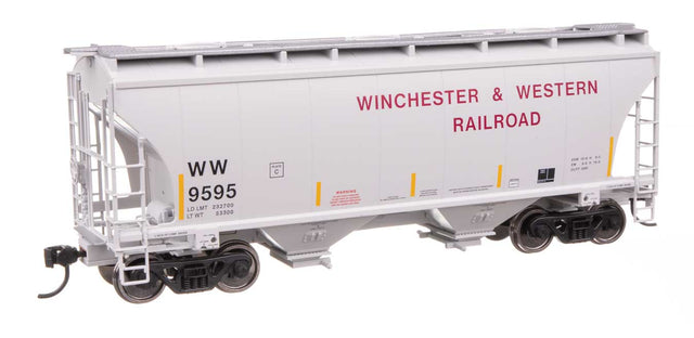 39' Trinity 3281 2-Bay Covered Hopper - Ready-to-Run -- Winchester & Western #9595-1
