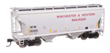 39' Trinity 3281 2-Bay Covered Hopper - Ready-to-Run -- Winchester & Western #9595-2