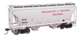 39' Trinity 3281 2-Bay Covered Hopper - Ready-to-Run -- Winchester & Western #9693-1