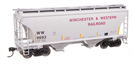 39' Trinity 3281 2-Bay Covered Hopper - Ready-to-Run -- Winchester & Western #9693-1