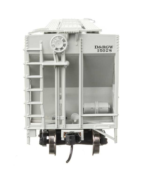 50' Pullman-Standard PS2-CD 4427 3-Bay Covered Hopper - Ready to Run -- Denver & Rio Grande Western #15028-3