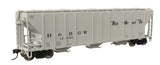 50' Pullman-Standard PS2-CD 4427 3-Bay Covered Hopper - Ready to Run -- Denver & Rio Grande Western #15095-1