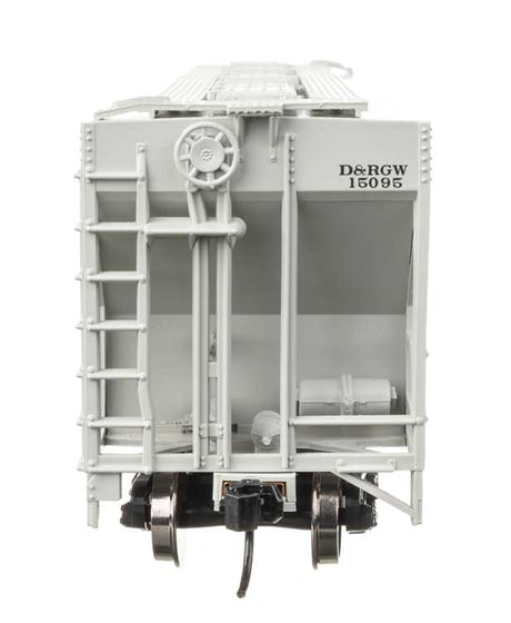 50' Pullman-Standard PS2-CD 4427 3-Bay Covered Hopper - Ready to Run -- Denver & Rio Grande Western #15095-3