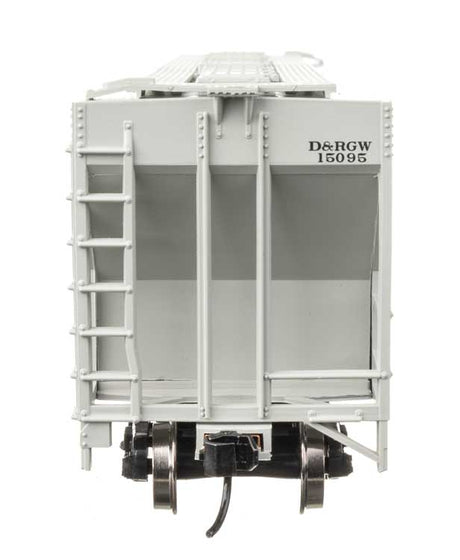 50' Pullman-Standard PS2-CD 4427 3-Bay Covered Hopper - Ready to Run -- Denver & Rio Grande Western #15095-4