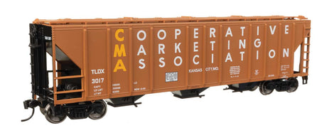 50' Pullman-Standard PS2-CD 4427 3-Bay Covered Hopper - Ready to Run -- CMA TLDX #3017-1