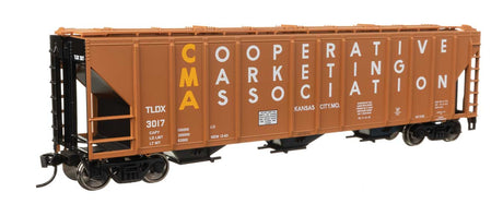 50' Pullman-Standard PS2-CD 4427 3-Bay Covered Hopper - Ready to Run -- CMA TLDX #3017-2