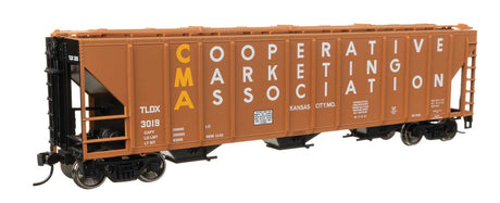 50' Pullman-Standard PS2-CD 4427 3-Bay Covered Hopper - Ready to Run -- CMA TLDX #3019-1