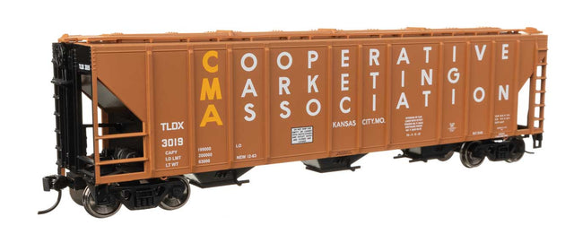 50' Pullman-Standard PS2-CD 4427 3-Bay Covered Hopper - Ready to Run -- CMA TLDX #3019-1