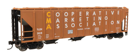 50' Pullman-Standard PS2-CD 4427 3-Bay Covered Hopper - Ready to Run -- CMA TLDX #3019-2