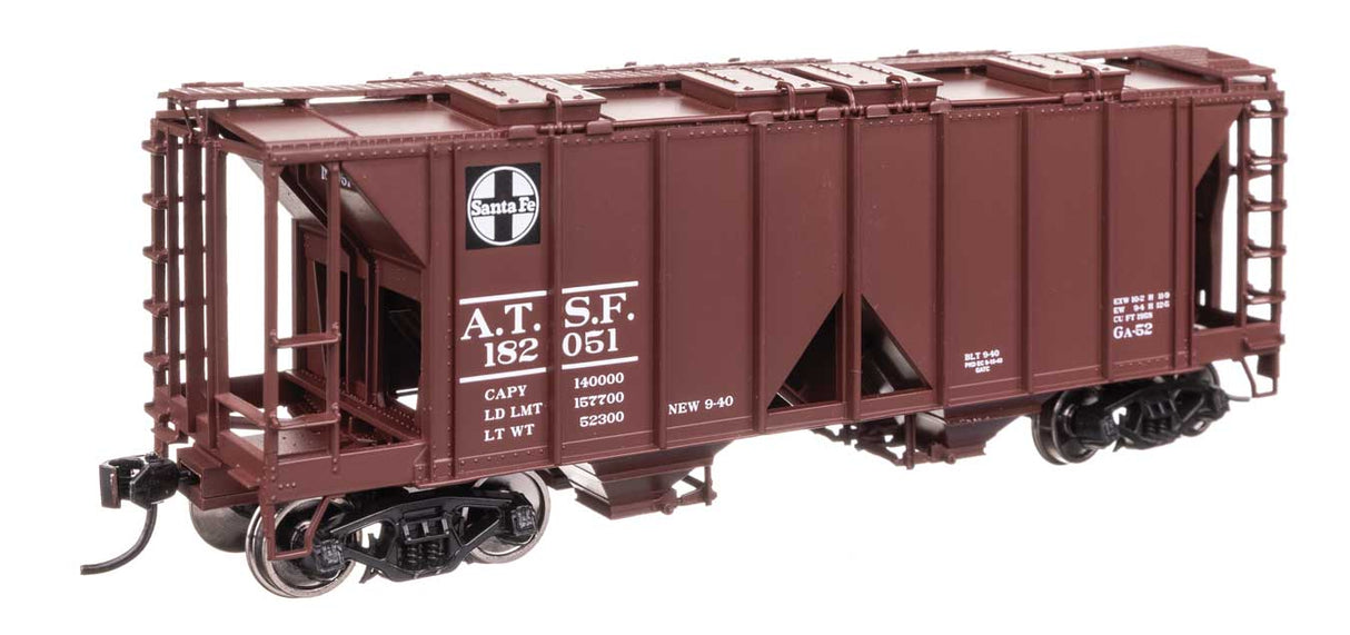 ACF 1958 Cu Ft Covered Hopper - Ready to Run -- Santa Fe #182051-2